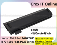 Lenovo ThinkPad T470 T480 T570 T580 P51S P52S 01AV427 01AV423 SB10K97580 Laptop Battery 3 cells 6 ce