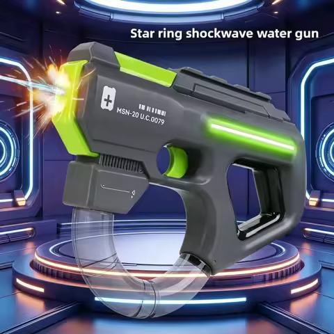 Star Ring Shockwave Water Gun Cool and Dazzling Eye Catching Electric Water Gun Electric Multi Shot 