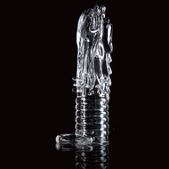⊙♤✤Reusable bold condoms vibrator Sleeve lasting cock Ring Penis Delay Impotence Erection