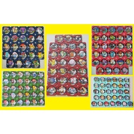 Pokemon Tretta U3 U4 Z1 Z2 Z3 Z4 Normal 1 Star & Great 2 Star Class Chips - 15 pieces random designs