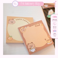 Lovely square Capybara Note