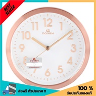นาฬิกาแขวนผนัง นาฬิกาผนังบ้าน modern นาฬิกาแขวน DOGENI WNM002RG 8 นิ้ว สี ROSE GOLD นาฬิกาปลุกดังๆ น