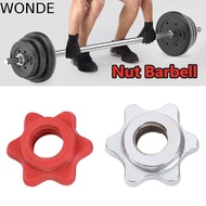 WONDE Dumbell Nut Fixed Dumbbell Clamps Dumbell Spin-lock Standard Safety Protection Dumbell Accesso
