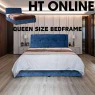 [HT ONLINE] Queen Bed Frame Divan / Bedding Furniture / Divan + headboard / Ikea Bed