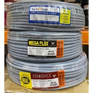 SUNSTAR /PHOENIX /MEGA PLUS 70/0.193MM X 3C 100% Pure Full Copper Flexible Wire Cable PVC Insulated 