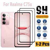 1-2 PCS Realme C75x Tempered Glass for Realme C75x C75 C67 C65 C63 C61 C65s C51s P3x P3 Pro GT Maste