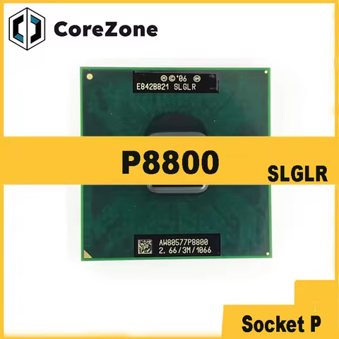 Core 2 Duo Mobile P8800 SLGLR Laptop CPU Processor Socket P 3M 25W 2.66GHz Dual Core Dual Thread
