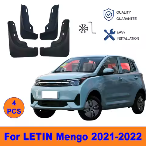 4Pcs Mud Flaps For LETIN Mengo 2021-2022 - Splash Guards Front & Rear Wheel Fender Mudguards Car Ext