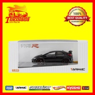 Diecast miniature toy car Diecast Tarmac Works - Honda Civic Type R FK2 2016 Crystal Black Pearl