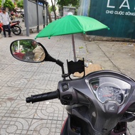 giá đỡ điện thoại trên xe máy A1000 hàng đẹp có ống gắn dù mini