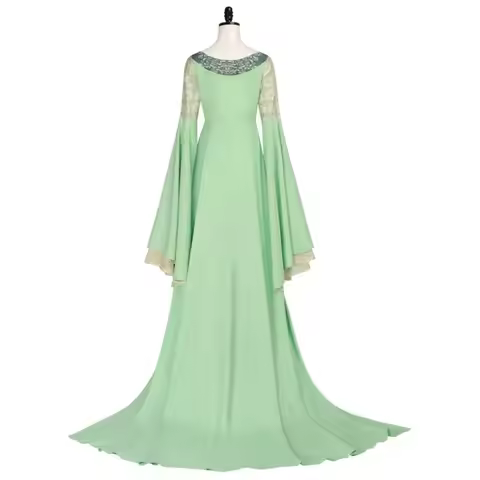 Israel Halloween 2025 Arwen Cosplay Dresses And Crown Elven Princess Lady Arwen Costumes Carnival Pa