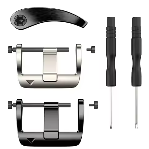 22mm Stainless Steel Buckle Connector For Garmin Fenix 7 6 5 Approach S62 S60 MARQ Series Watch Easy