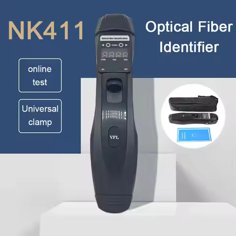 Nk411 Optical Fiber Identifier with 4 Visual Fault Locator VFL ,LED light rechargeable all-in-one ma