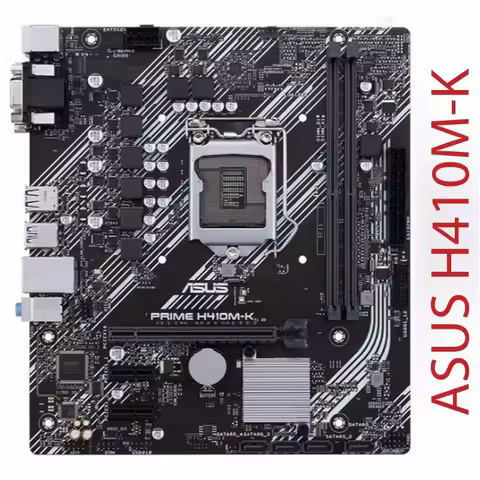 Asus PRIME H410M-K Original Desktop Intel H410 H410M DDR4 Motherboard LGA 1200 i7/i5/i3 USB3.0 Used
