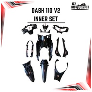 HONDA DASH110 V2 DASH 110 V2 FI DASH 125 Cover Inner Set KAVER HITAM CAVER Coverset Inner Honda Dash