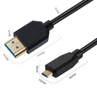 - AVPRO AVL23AD 8K 60Hz HDMI 2.1 to Micro HDMI Cable OD4mm 30cm