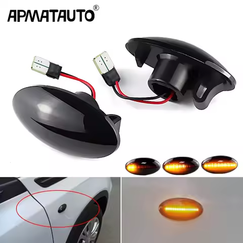2Pcs LED Dynamic Side Marker Light Signal Blinker For Suzuki Grand Vitara Jimny Splash APV Alto SX4 