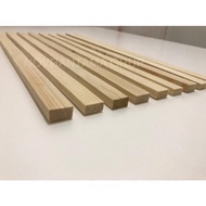 KAYU Dutch teak wood trim 4x2cm long 70cm, 2x4 cm