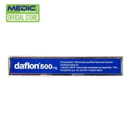 Daflon 500Mg 30 Film-Coated Tablets - By Medic Drugstore