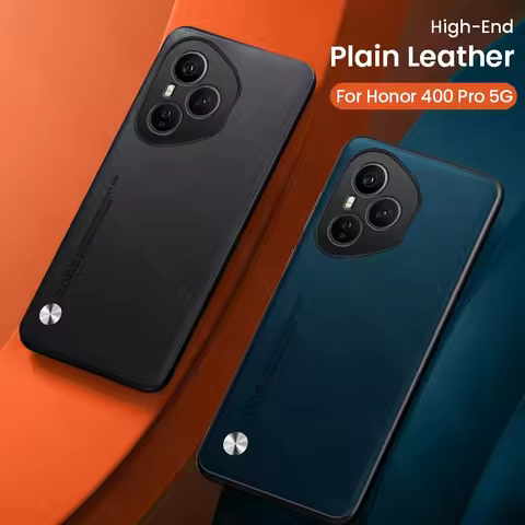 Case For Honor 400 Pro 5G Luxury Leather Skin Feel Back Cover On Honor400 Lite Honar Honer 400Pro Si