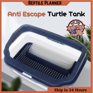 Anti-Escape Reptile Turtle Tortoise Vivarium Box Aquarium Tank Basking Ramp Breeding Tank Turtle Habitat(龟缸/龟箱)