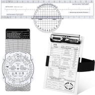 [IpvCQZ]Aviation Aluminum Kneeboard E6b Flight Computer Calculator Tools Kit Essential for Pilots Gi