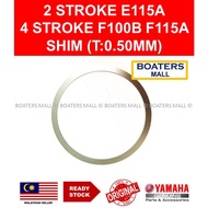 YAMAHA OUTBOARD 6E5-45567-60 SHIM (T:0.50MM) 2 STROKE E115A 4 STROKE F100B F115A F115B - BOATERS MAL