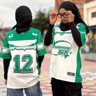 【Lycra 280gsm】S/5XL Jersey NFL Lycra 280 gsm  Edisi Negeri/Premium 12( OverSize)