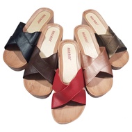 88 Bara Bara Cross Wedge Sandals ImportedWanita MJZB1923SLUK (AH1)