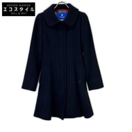 Blue Label Crestbridge 55B27-667-29 海軍藍單腰帶大衣 [二手]