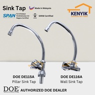 DOE Pillar Sink Tap / Wall Sink Tap (DE115A / DE116A)