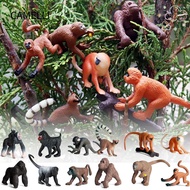 CAMELLI 6PCS Orangutans Figurine Educational Toys Science Simulation Gibbon Cubs