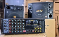 Bộ karaoke gồm amply 16 sò lớn và đôi loa SE2000 bass 30 từ kép và 4 tép từ kép