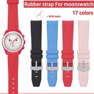 CurvedInterface Silicone Strap for 20mm Rolex Submariner Omega Joint Moonswatch Waterproof Watchband