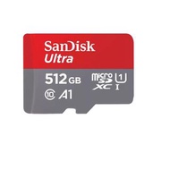SanDisk MicroSD Ultra UHS-I 140MB/s (SDSQUAC) Flash Memory Card 512GB