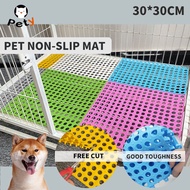 PET CAGE MAT 30x30 CM ANTI SLIP ANTI FALL CAT, DOG &amp; RABBIT FLOOR MAT FOOT PAD SLAB PELAPIK ALAS SANGKAR KUCING &amp; ARNAB