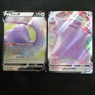 Pokemon Card TCG : Ditto V 050/072 or Ditto VMAX 051/072 -Ultra Rare 100% Original Pokemon Card