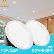 LED Downlight 5W 7W 12W 18W Round Recessed Down Light Ceiling Lights Lamp 2.5"/3"/4"/6" 220V 230V 240V LED Spot Lighting Bedroom Kitchen Indoor