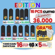 KUY! [DAPAT 16 PCS] Paket Hemat Sarung Jempol Anime Custom Bundling untuk Game FF/FREE FIRE, Mobile 
