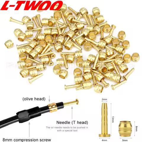 LTWOO Bicycle Hydraulic Disc Brake Oil Needle Olive Head Connect Inserts R7/R9/RX/GR7/GR9/GRT Brake