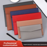 A4 File Bag b5 Leather Waterproof Storage File Bag A5 Data File Bag A6 Portable Invoice Bag