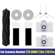 For Ecovacs Deebot T20 OMNI T20e T20 Pro robot vacuum cleaner Accessories Main Side Brush Mop Filter