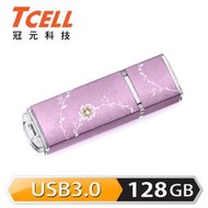 冠元USB3.0絢麗粉彩隨身碟-薰衣草紫、玫瑰金 128G_KT_J