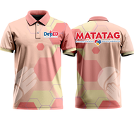 Deped Matatag Polo Shirt Teacher Badge Uniform Full Sublimatiion Wear For Men Women Deped Matatag Po