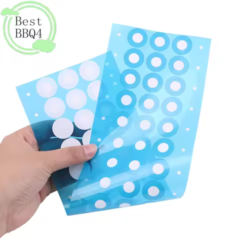 (BBQ4)48Pcs/sheet 20mm Synthetic Filter Adhesive Sticker EPTFE Waterproof Breathable Membrane Garden