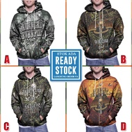 Avenged Sevenfold Zipper Hoodie A7X Fullprint Hoodie Polyester Jersey Material | Size S M L XL XXL 3