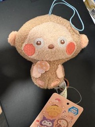 Sanrio 馬騮
淘氣猴 (Osaruno Monkichi)「Poko Poko Mushroom」的絨毛吊飾 手持小蘑菇
