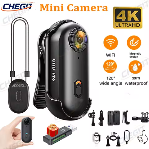 4K 1080P Mini Body Camera Helmet Handlebar Motorcycle Road Sport Cam Battery Body cam Full Hd Sports