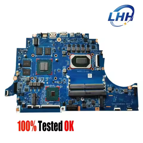 DAG3DBMB8D0 Laptop Motherboard for HP OMEN 15-DC Notebook Mainboard CPU I5-10300H I7-10750H GPU GTX1