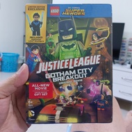 Lego DC Super Heroes Justice League Gotham City Breakout DVD with Nightwing Minifigure (NEW)